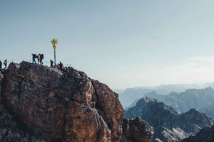 Recolha em Munique: caminhada de 2 dias até Zugspitze (via Knorrhütte)
