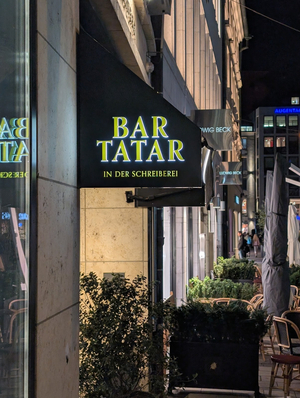 BAR TATAR in der Schreiberei