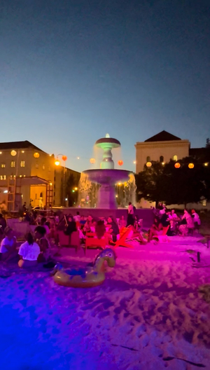 Kulturstrand am Prof. Huber Platz