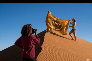Walvis Bay Shore Excursion: Pink Lake Dune 7 Photoshoot Tour