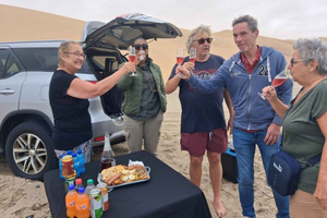 Walvis Bay: Dune bashing-tur i Sandwich Harbour vid solnedgången