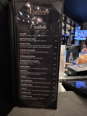 The Confectionary Craft Cocktail Lounge