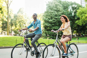 Uthyrning av elcyklar i Central Park