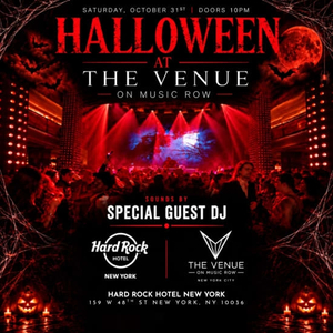 HALLOWEEN PARTY AT THE VENUE ON MUSIC ROW - HARD ROCK HOTEL NYC