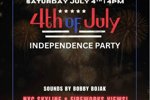 July 4th Rooftop Fireworks Party with DJ and Cocktails