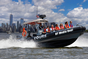 New York City: Speedboat-tur i hamnen – från Chelsea Piers