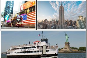 NY: Vrijheidsbeeld, Empire State Building en hop-on-hop-off-tour