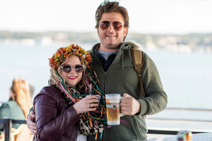 NYC: herfstlandschap Bear Mountain en Oktoberfest-rondvaart