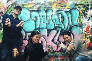 NYC: Laboratorio di graffiti a Brooklyn con un artista locale