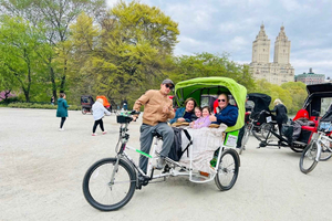 NYC: Rondleiding in een fietstaxi door Central Park