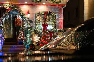 NYC: privétour met kerstverlichting in Dyker Heights