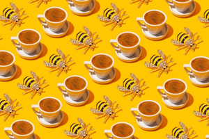 Cerimonia della fortuna con caffè turco