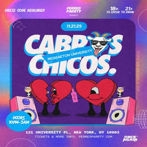 Cabros Chicos - Univers Reggaeton | Soirée de danse latine à NYC (18+)