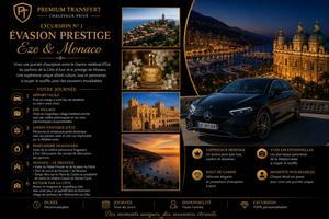 Franska rivieran: privat tur med chaufför i en lyxig Mercedes