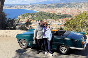 Privat tur i klassisk bil på franska rivieran