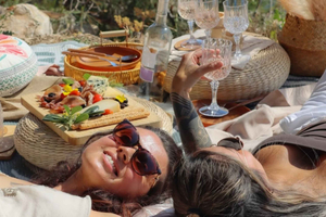 Exklusiv picknick på Franska rivieran