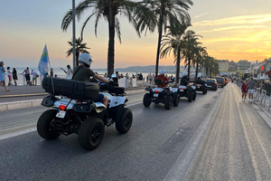 NICE MET DE ELEKTRISCHE QUAD: panoramische tour vanuit Nice