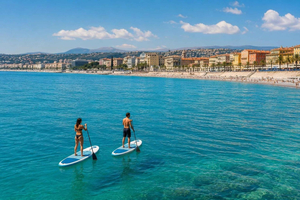 Paddeluthyrning i Nice – Direktleverans till stranden