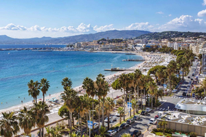 French Riviera West Coast Between Nice and Cannes