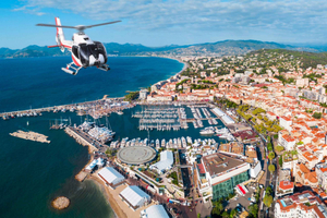 CANNES: Private Panoramic Helicopter Tour