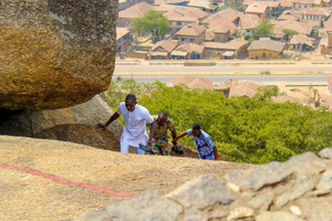 Vanuit Lagos: Abeokuta Olumo Rock Tour met lunch en trein