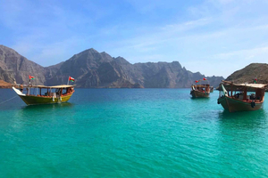 Van Dubai-RAK: Khasab Cruise -Dolfijnen kijken & snorkelen