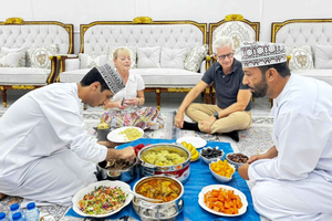 Muscat: Middag hos en omansk familie med privat transport