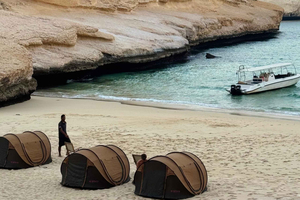 Muscat: Overnight Beach Camping with BBQ Dinner