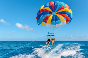 Muscat: Parasailing Adventure over the Sea of Oman