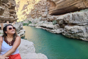 Muscat: gedeelde tour naar Wadi Shab