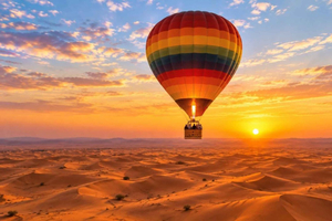 Oman Sunrise Balloon, Desert Culture & Wadi Escape Private