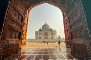 Z Delhi: prywatna wycieczka 1-dniowa do Tadż Mahal, Mathury i Vrindavan