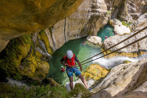Wadi Tiwi: Mibam Village Adventure with Swimming & Abseiling