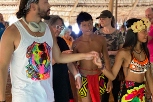 Embera village at Chagres River and hikking to the waterfal