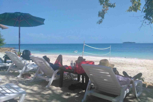Fra Panama City: Dagskort til stranden på Las Perlas Island Resort