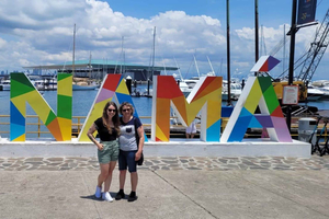 Panama - mellanlandning Stadsvandring och Panamakanalen vid mellanlandning
