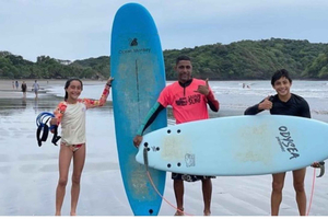 Lezione di surf a Playa Venao