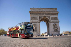 Arc de Triomphe Ticket & Big Bus Hop-on Hop-off Tour