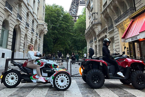 Paris by Night in a Can-Am. The City of Lights like you've never seen it before!
