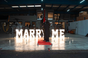 Paris Helicopter Wedding Proposal