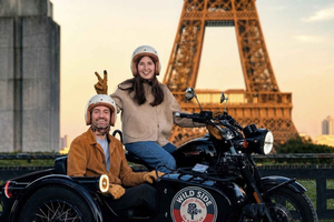 Private Tour im Oldtimer-Motorrad-Beiwagen mit Raphael