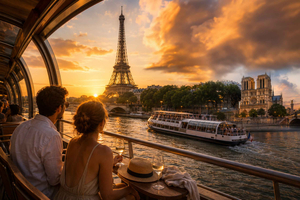 Parigi: crociera fluviale romantica al tramonto o di sera sulla Senna