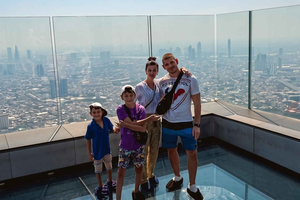 Bangkok nocą, Mahanakhon Skywalk i rejs