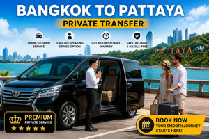 Bangkok to Private Ride w/ English Driver