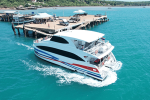 Koh Chang: transfer autobusem i promem z Bangkoku