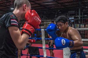 aula matinal de Muay Thai no EVO360 Muay Thai