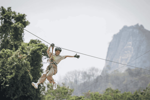 Pattaya: Zipline-avontuur met 25 platforms met kinderoptie