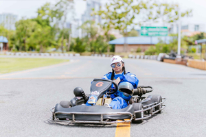Racing med Go-Kart på Pro Track