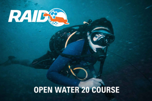 corso di immersioni subacquee RAID Open Water 20 (principianti)