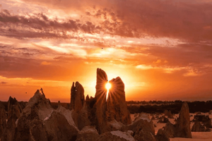 Perth: Pinnacles Desert Sunset and Stargazing with Dinner